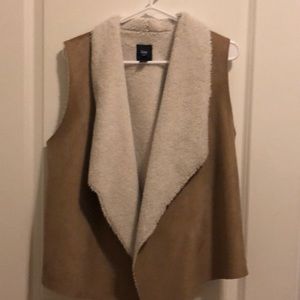 Suede vest
